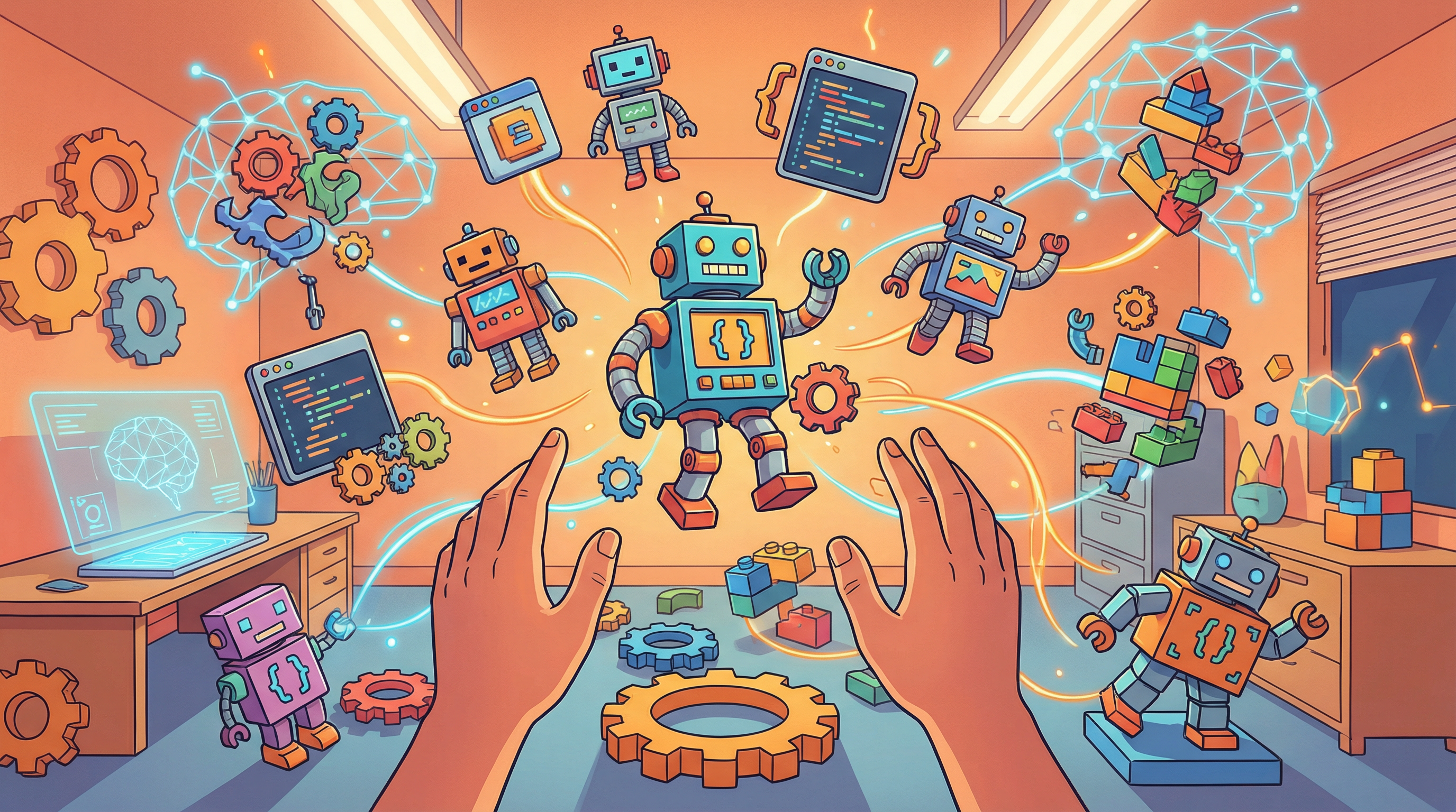 Mil Brinquedos Para Quebrar: Como Agentes de IA Transformam Projetos Pessoais em Superpoderes de Aprendizado