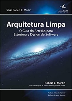 Capa do livro Arquitetura Limpa, do Robert C. Martin